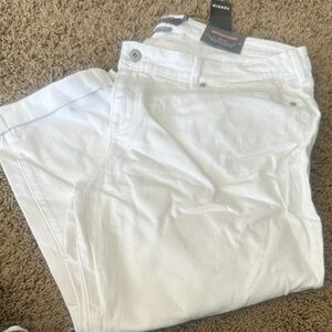 Torrid Women's White Straight Leg Jeans